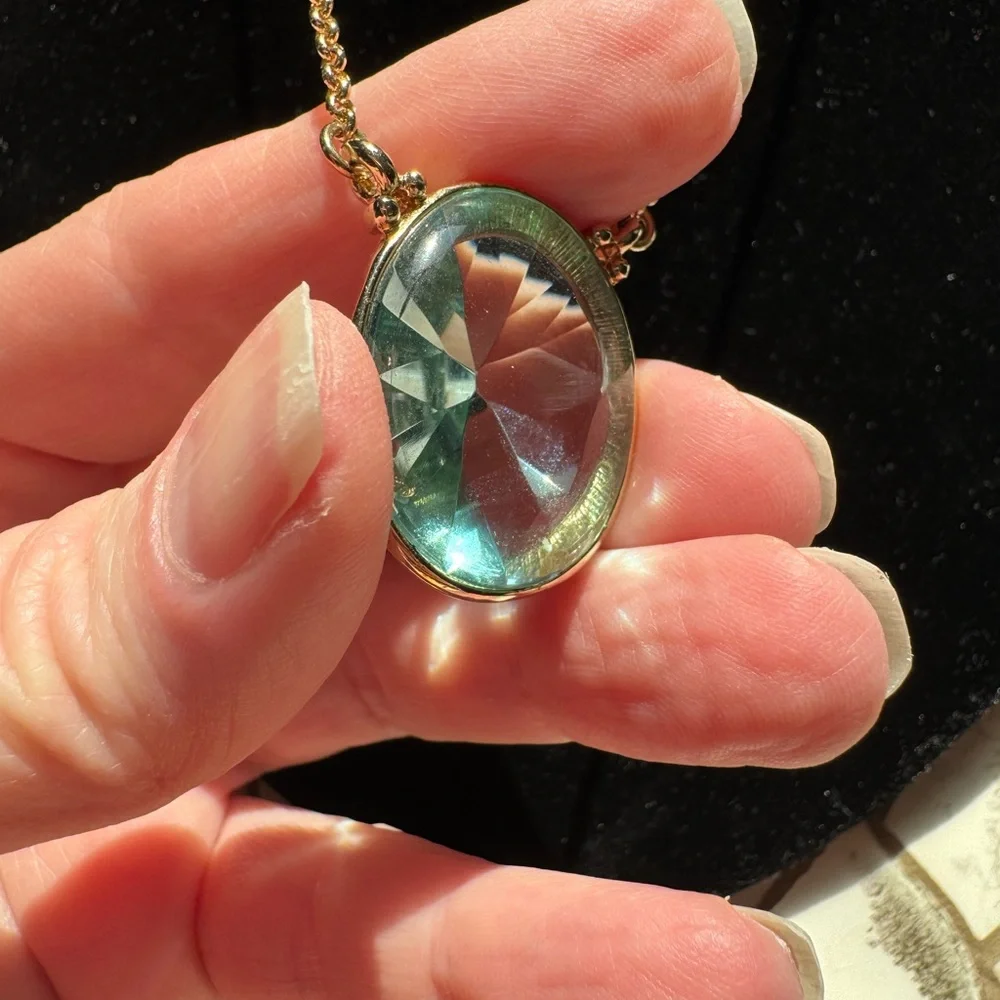 MONET Glass Pendant Necklace